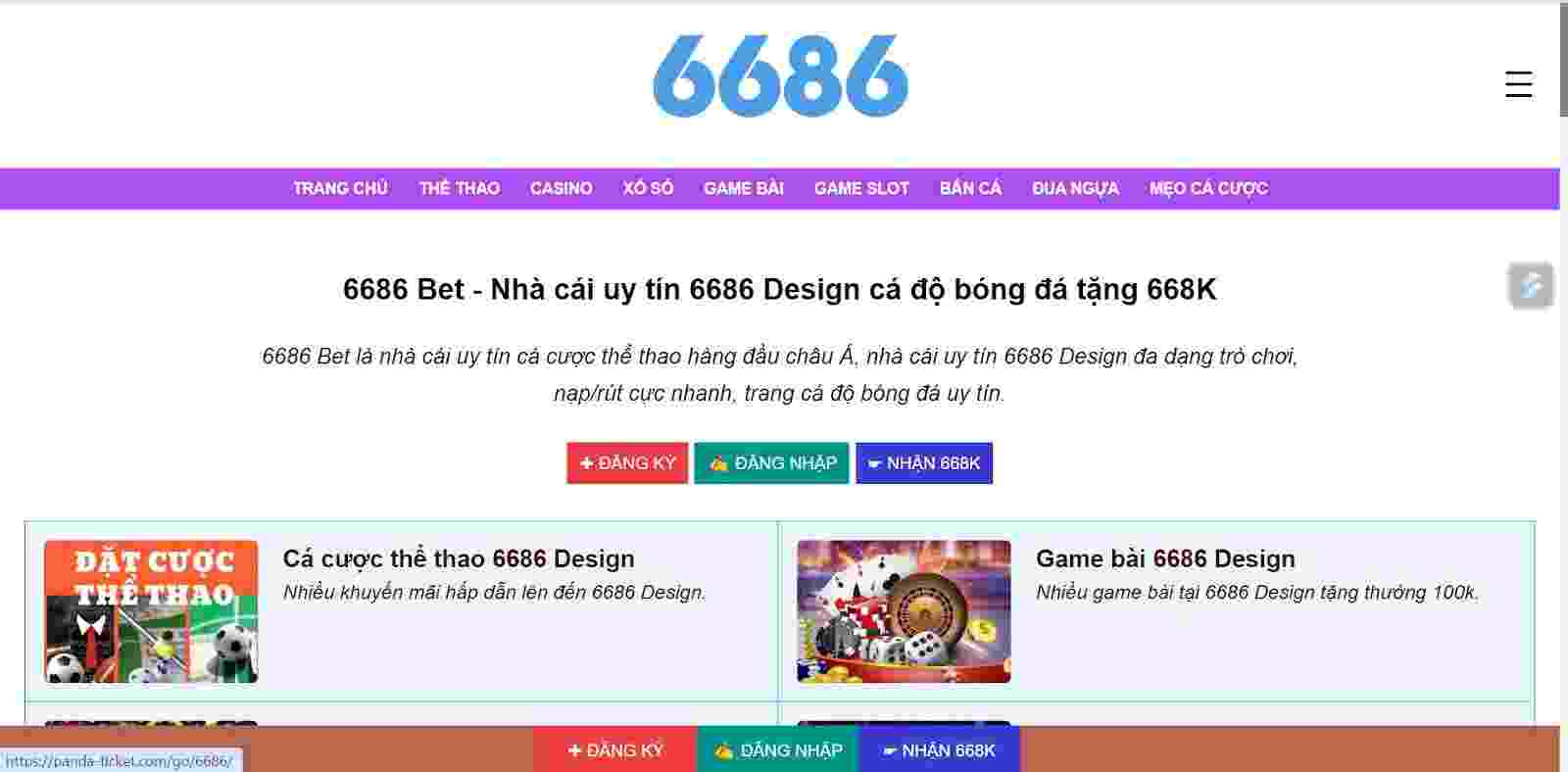 6686 thiên đường giải trí đẳng cấp bậc nhất hiện nay